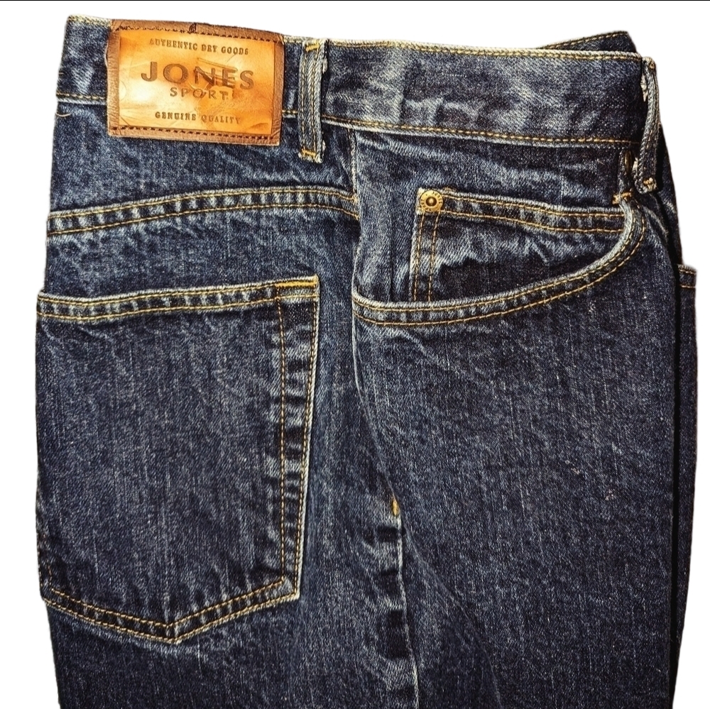 Jones Sport 10 M Jean Cut Off Shorts High-Waisted Medium Blue Jean Heavy denim - Picture 4 of 11